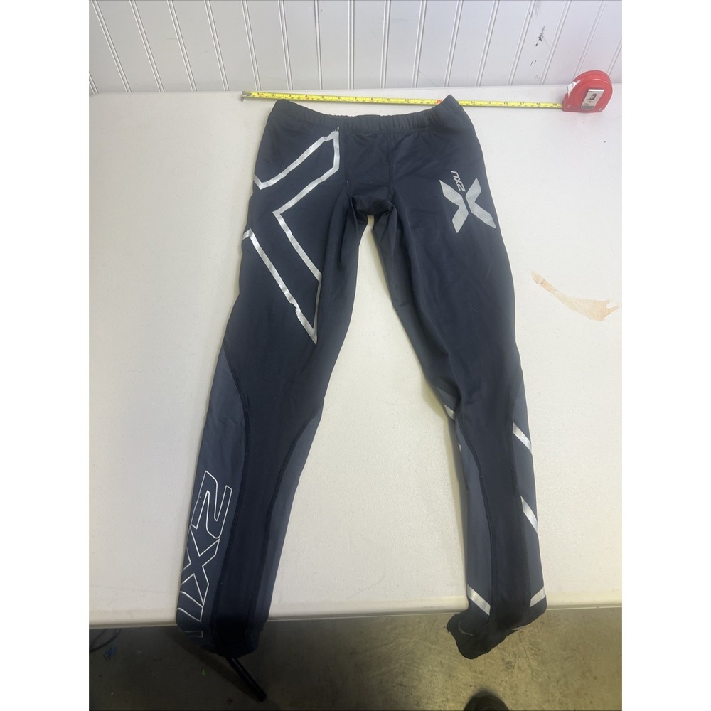 2XU Tights Mens XS Black PWX Active Compression Tights Reflective Training